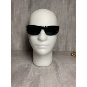 VTG Prada SPS04E Sunglasses Mens Shield Wrap Sport Designer Italy 72mm 4061